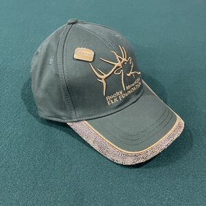 Rocky Mountain Hat Green Elk Foundation W/ Pin Adjustable Strapback Baseball Cap